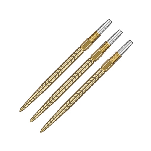 Set 3 Varfuri darts SWISS RVE Gold - 30 mm