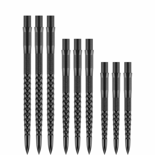 Set 3 varfuri sageti Mission Caliburn EVO - Ripple - Negru