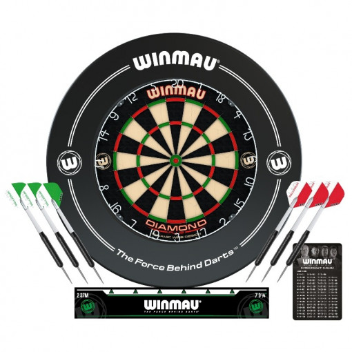 Set complet darts Diamond Plus cu Surround