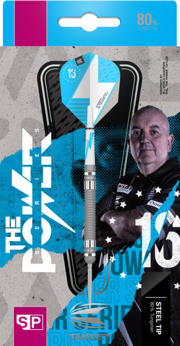 Set 3 Sageti Darts POWER Series 80% Tungsten Silver SP