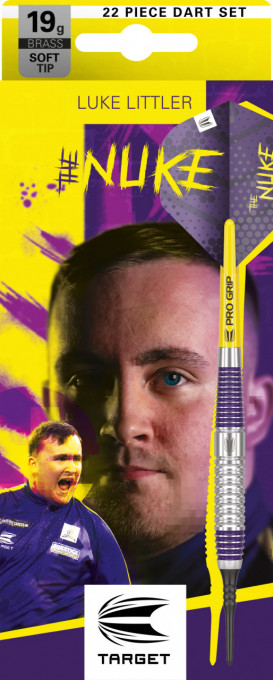 Set 3 sageti Soft Darts Brass Luke Littler, 19 g