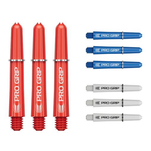 Set 9 Tije Pro Grip Rosu/Albastru/Alb (3 seturi)