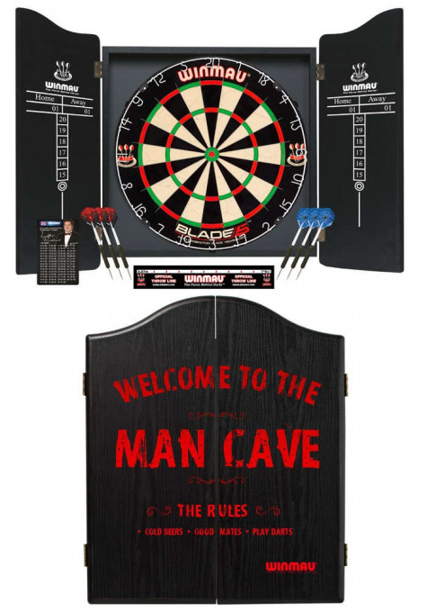 Cabinet darts din lemn Winmau Man Cave