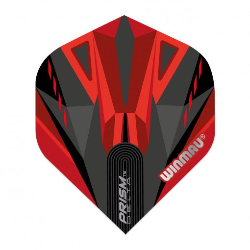 Set 3 Fluturasi Darts Winmau Prism Delta Standard-Negru si Rosu