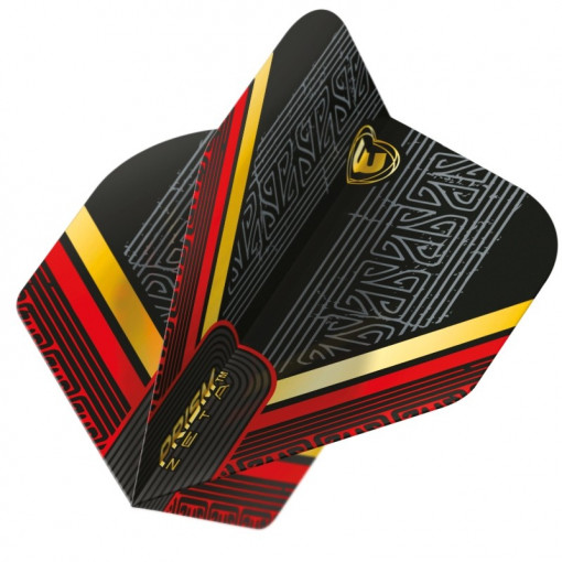 Set 3 Fluturasi Darts Winmau Prism Zeta Standard-motiv Rosu & Auriu