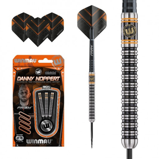 Set 3 Sageti darts Danny Noppert, Winmau - Tungsten 90%