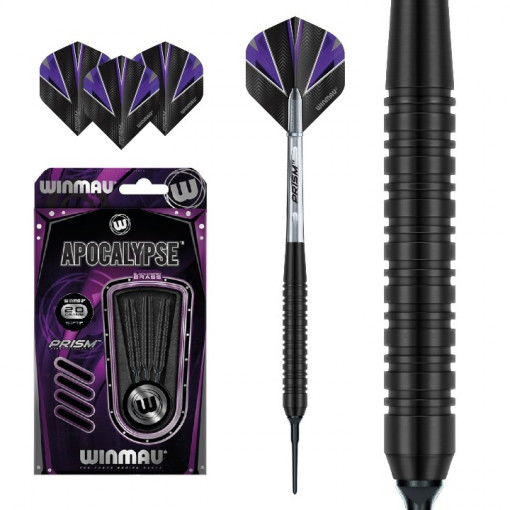 Set 3 Sageti soft darts Apocalypse 20g, brass, model 1