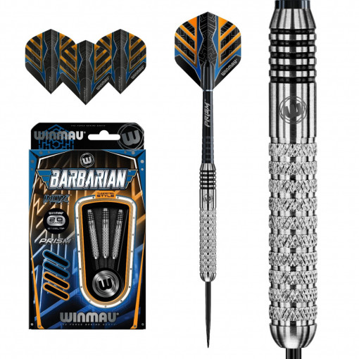 Set 3 Set sageti steel tungsten-inox Barbarian, Winmau
