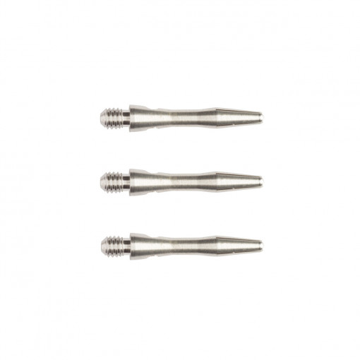 Set 3 Tije Plain Aluminium Extra Short