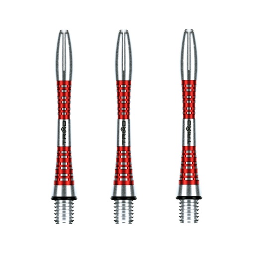 Set 3 Tije Winmau Triad Aluminiu Rosu