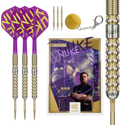 Sageti steel darts Lucke Littler G1 Prodigy 90%, SP