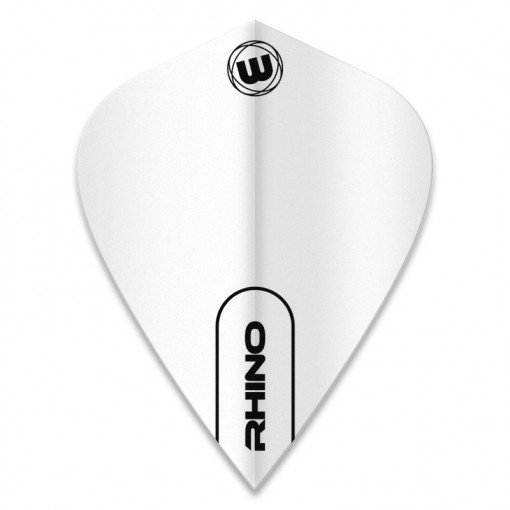 Set 3 Fluturasi Darts Rhino Kite Extra Thick - alb