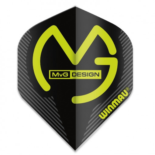 Set 3 Fluturasi Darts Winmau Mega 75 Standard - MVG Black