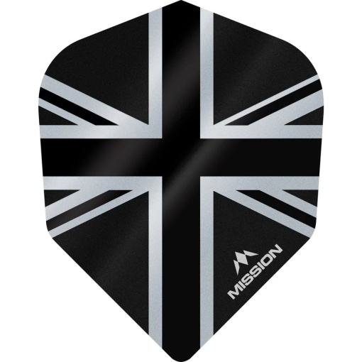 Set 3 Fluturasi Mission Alliance Union Jack, nr 6 Negru