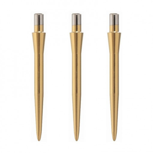 Set 3 Varfuri darts Storm Smooth Gold - 30 mm