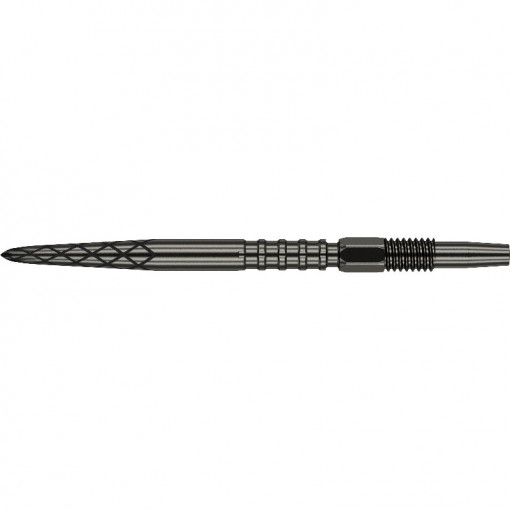 Set 3 Varfuri darts SWISS DS Black - 26 mm