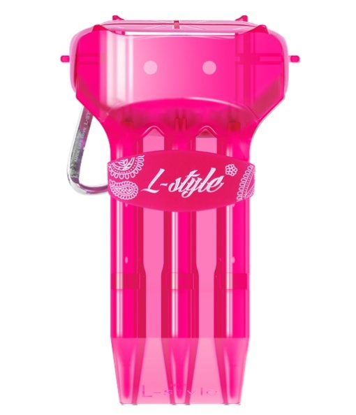 Carcasă Portabilă De Săgeți Cu Carabină L-Style Krystal One Roz v2
