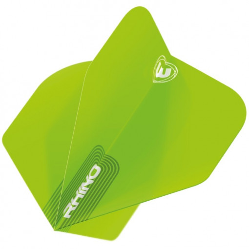 Set 3 Fluturasi Darts Rhino 100 Standard Extra Thick - verde lime