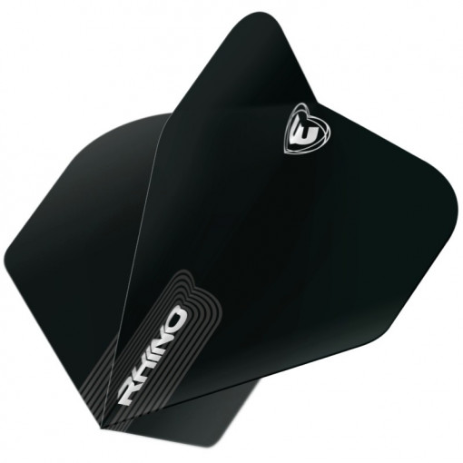 Set 3 Fluturasi Darts Rhino 150 Standard Extra Thick - negru