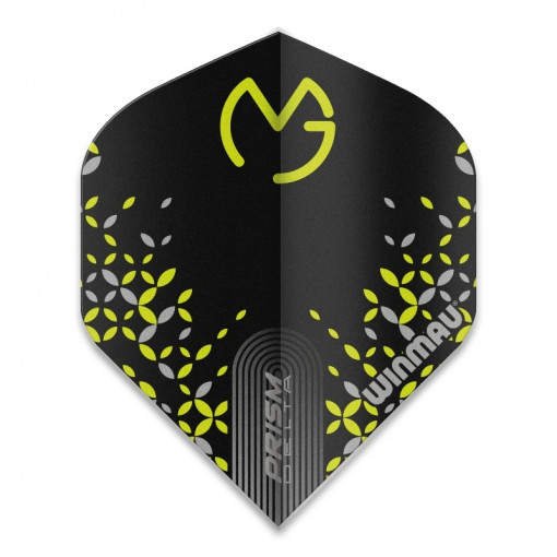 Set 3 Fluturasi Darts Winmau MVG Prism Delta Standard-Black, Green & Grey