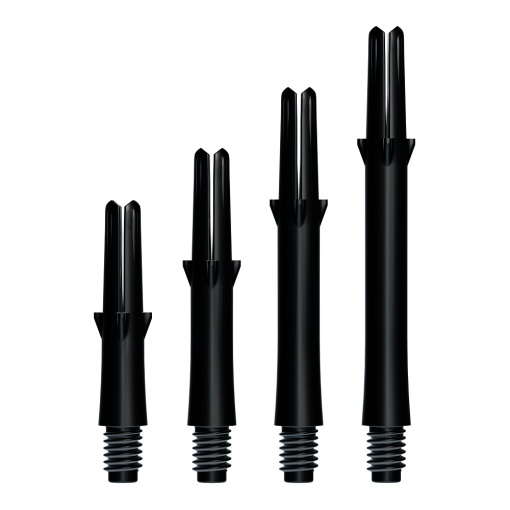 Set 3 Tije L-Style L- Locked Straight Negru