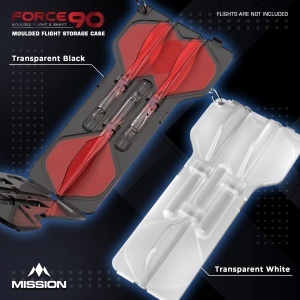 Carcasă Mission Force 90 pentru pastrarea Fluturasilor Transparent Negru - Img 3