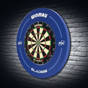 Protectie perete Dartsboard Winmau Blade 6 PDC Albastru - Img 5
