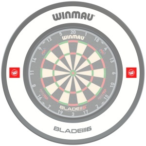 Protectie perete Dartsboard Winmau Pro-Line 1.0 Alb - Img 2