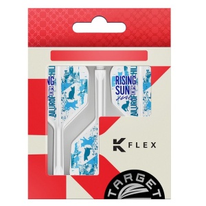 Set 3 Fluturasi Darts Target Japan K-Flex Haruki Muramatsu Rising Sun White NO6 - Img 3