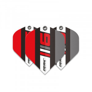 Set 3 Fluturasi Darts Winmau Prism Delta Standard Blade 6 Rosu - Img 2