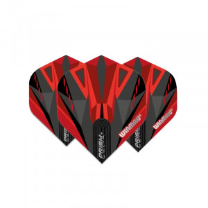 Set 3 Fluturasi Darts Winmau Prism Delta Standard-Negru si Rosu - Img 2