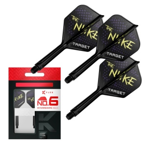 Set 3 Fluturasi K-Flex nr 6 Luke The Nuke Littler Negru - Img 4