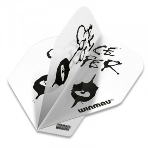 Set 3 Fluturasi Winmau Rhino Rock Legends Alice Cooper Alb