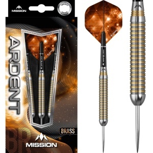 Set 3 Sageti Darts Mission Ardent Brass M1, 23 g