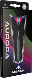 Set 3 Sageti Darts Mission Aurora - Varf din otel - 90% - Coral PVD - Img 6