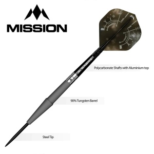 Set 3 Sageti Mission Saturn, Steel Tip, 90% Tungsten - Hyperion - Img 2