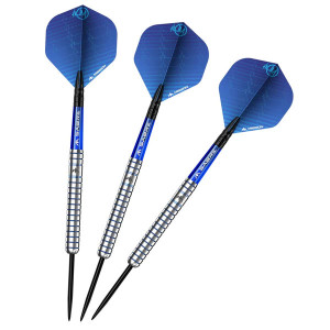 Set 3 Sageti steel darts Mission Joe Murnan - Electro Blue - Img 4