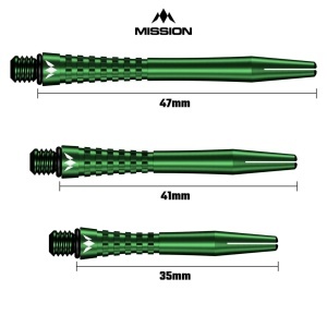 Set 3 Tije din aluminiu Mission Atom13 Verde - Img 2