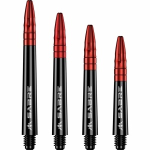 Set 3 Tije Mission Sabre Negru cu Top Rosu