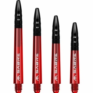 Set 3 Tije Mission Sabre Rosu cu Top Negru