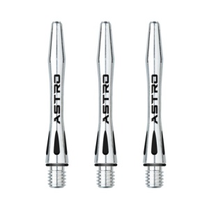 Set 3 Tije Winmau Astro Aluminiu Negru - Img 2