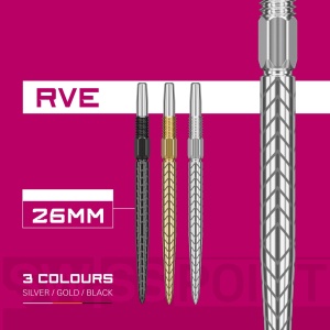 Set 3 Varfuri darts SWISS RVE Silver - 26 mm - Img 3