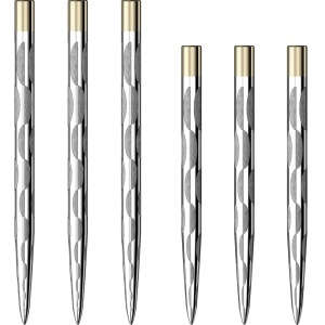 Set 3 Varfuri Mission Laser Plus - Vârf din oțel - Vârfuri de rezervă imprimate cu laser - Solid Arc - Argintiu