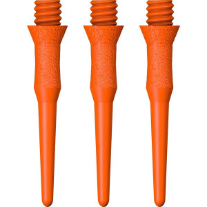 Set 50 Varfuri plastic soft darts (darts electronic) Mission Titan Drift Portocaliu Neon - 2ba - Img 1