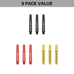 Set 9 Tije Pro Grip Negru/Rosu/Galben (3 seturi) - Img 3