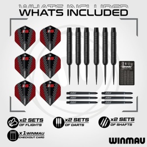 Set de darts complet Winmau Blade 6 si Surround - Img 4