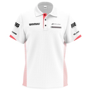 Tricou darts Winmau Pro-Line Blade 6 Alb - Img 3