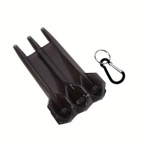 Carcasă Portabilă De Săgeți Cu Carabină De Blocare Negru - Img 4