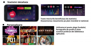 Darts electronic Granboard Dash Blue cu Bluetooth 4.0 - Img 3