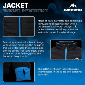 Jacheta Mission Teamwear Adult Softshell Neagra - Img 6